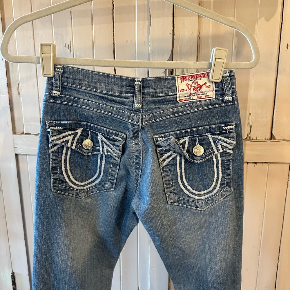 Y2K True Religion Women's Denim Straight Cut Jeans Size 27